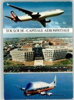 Toulouse Vogelschau Airbus A 330 Capitale Aerospatiale Flugwesen Gebrauchsspuren