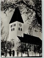 77880 W7591 Obersasbach Foto AK Kirche St. Konrad v.P.