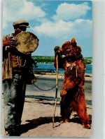 Konstantinopel Istanbul Zigeuner Gypsi and his bear Tanzbär