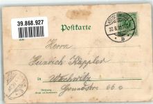 Frau Opernglas Lithographie Bürger Bruno 1899 Gebrauchsspuren