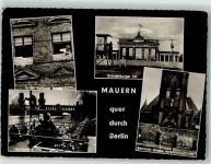 1966 - Bernauer Straße Fenster werden zugemauert