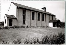 65830 W6239 Kriftel FOTO KEINE AK Ev. Kirche Ort handschriftlich Foto Original aus Archiv eines Ansichtskartenverlags