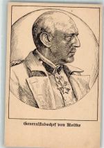Generalstabschef Orden Pour le Merite gemalt von Carl Bauer Moltke Gebrauchsspuren
