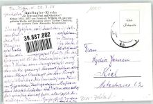 10115 W1000 Zehlendorf 1956 Foto AK ev. Kirche Peter und Paul Nikolskoe