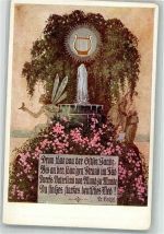 Harfe Leier Spruch Südmarkverlag NR.46 Elfe