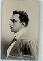 Victor Kutschero Faksimile Unterschrift Brüder Kohn Wien Theaterschauspieler Gebrauchsspuren