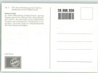 5/82 100 Jahre Entdeckung der TBC durch Robert Koch Medizin Maximum AK