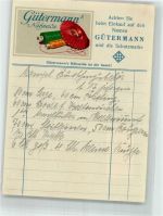 W7809 Gutach im Breisgau Gütermann's Nähseide Bestellzettel KEINE AK Werbung Mode Gebrauchsspuren
