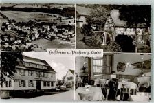 69429 W6935 Schollbrunn , Odenw Gebrauchsspuren Gasthaus u. Pension zur Linde Oldtimer