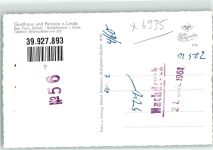 69429 W6935 Schollbrunn , Odenw Gebrauchsspuren Gasthaus u. Pension zur Linde Oldtimer