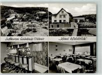 35745 W6348 Schönbach , Dillkr Gebrauchsspuren Pension Haus Waldblick KEINE AK