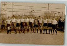 Privatfoto AK Fußballmannschaft Gebrauchsspuren