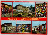 1990 - Impressionen Kunstwerke an der Mauer