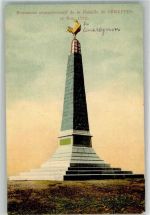 Jemappes Denkmal für die Schlacht von Jemappes zwischen Franzosen und Österreicher im Jahre 1792 Französische Revolution 1914