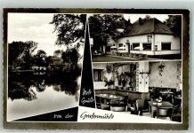 46236 W4250 Kirchhellen Foto AK Gasthaus Grafenmühle Fotograf Kuhlmann