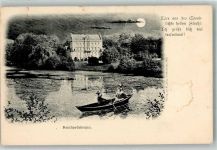 99894 O5804 Reinhardsbrunn - Ruderboot Bei Mondschein