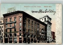 Detroit 1907 Gebrauchsspuren Geschäft Wonderland