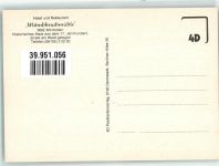 64546 W6082 Mörfelden Werbe AK Hotel Gasthaus Mönchbruchmühle