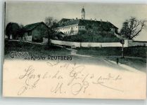 83679 W8179 Reutberg , Kloster 1901 Foto AK Kirche Kloster Reutberg