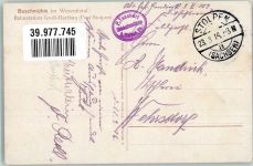01833 O8350 Stolpen 1916 - Buschmühle Wesenitztal Hüttenstempel