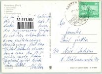 99636 O5235 Rastenberg 1976 Foto AK Schwimmbad Rathaus Pension Bungalow-Siedlung