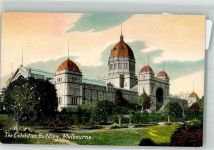 Melbourne Foto AK Ausstellung Gebäude