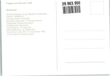 Guatemala-Stadt 1989 Sonderstempel Wappen Flaggen der Nationen Briefmarke Bildseite