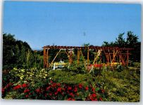 25712 W2224 Burg (Dithmarschen) - Pergola im Baumgarten