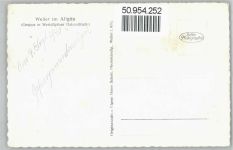 88239 W7988 Weiler im Allgäu - Westallgäuer Trachten