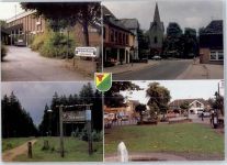 24848 W2382 Kropp b Schleswig - Tankstelle, Kirche, Trimm-Dich-Pfad, Wappen, Begegnungsstätte für Jedermann Soldatenheim