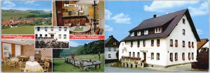 34519 W3543 Diemelsee - Gasthaus Pension Döbelt, Klappkarte