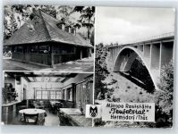 07629 O6530 Hermsdorf , Thür - Mitropa-Raststätte Teufelstal, Brücke