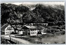 82438 W8116 Eschenlohe , Loisach - Blick mit Hoher Kiste
