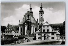 88529 W7942 Zwiefalten , Württ - Kirche, Ortsansicht