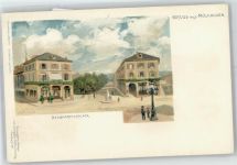 Mülhausen Münch, C. Lithographie / Künstlerkarte