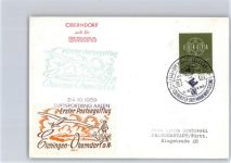 78727 W7238 Oberndorf am Neckar - Sonderstempel Erster Postsegelflug 1959