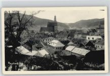Prachatice Prachatitz - Blick auf die Dächern von der Stadt