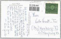 44532 W4670 Lünen - Blick auf Rathaus und Stadtpark