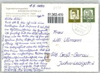 87527 W8972 Ofterschwang 1965 - Jugenderholungsstätte Sonneckhütten