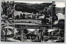 92670 W8486 Windischeschenbach - Partie am Butterfass, Johannistal, Waldfrieden - Hütte