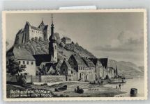 97851 W8774 Rothenfels , Unterfr Künstlerkarte nach Stich