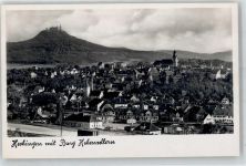 72379 W7450 Hechingen - Blick mit Burg Hohenzollern