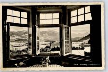 87544 W8976 Seifriedsberg , Kr Sonthofen 1939 - Cafe Kühberg Fensterblick