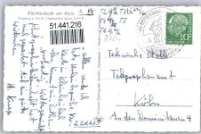 63924 W8764 Kleinheubach - Schloss Löwenstein Eingang