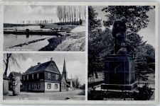 64589 W6081 Stockstadt am Rhein - Am Altrhein Rathaus Kriegerdenkmal