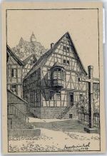 64747 W6127 Neustadt , Odenw Künstlerkarte Blick auf Breuberg