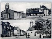 64390 W6106 Erzhausen , Hess - Bahnhof Kirche Geschäft