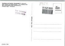 63863 W8751 Eschau , Unterfr - Gasthaus Pension Hof Hundsrück