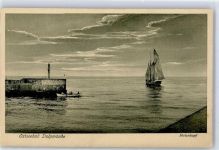 Stolpmünde Ustka - Mole Leuchtturm Schiff