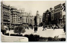 Valencia Foto AK Plaza del Caudillo